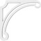 Ekena Millwork Arch Architectural Grade PVC Bracket, 5/8"W X 10"D X 10"H BKTP01X10X10AH - alternate 4